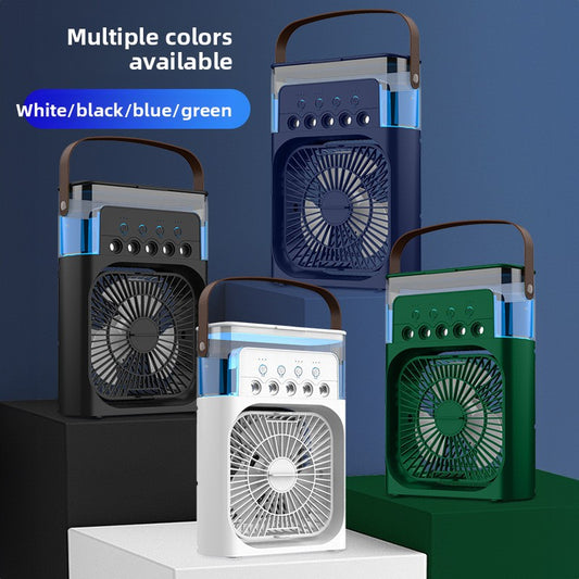 Portable USB Desk Fan with Humidifier