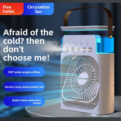 Portable USB Desk Fan with Humidifier